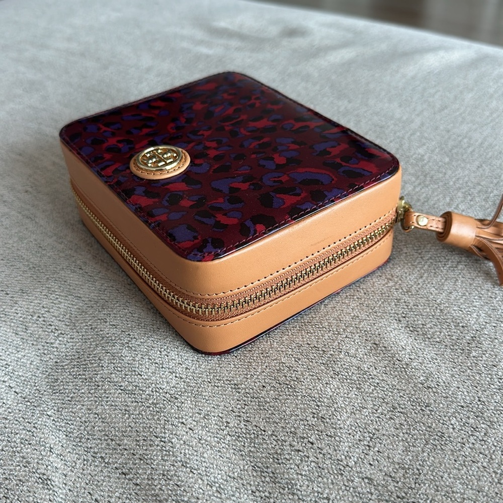 Tory Burch travel jewelry case